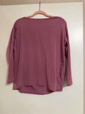 lululemon athletica Long Sleeve Relaxed Tee in Mauve